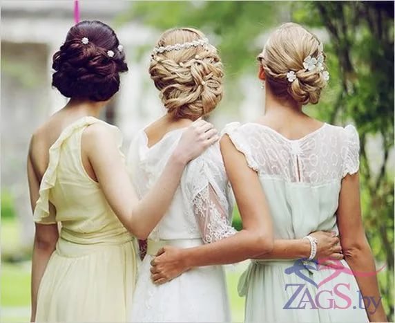 Модные прически на короткие волосы на свадьбу – примеры с фото и видео