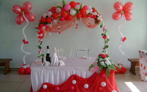 Как оформить зал на свадьбу : идеи 