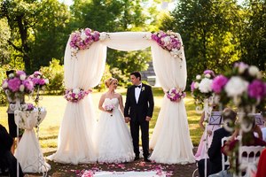 Как сделать свадебную арку