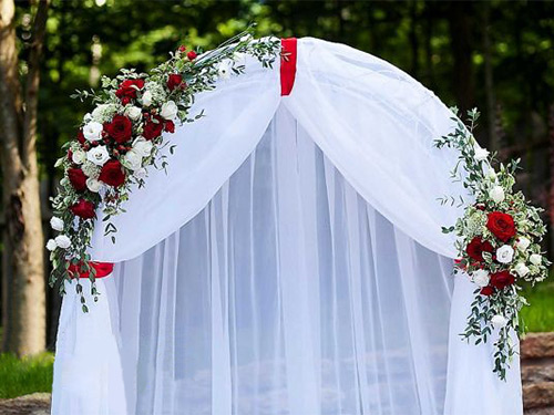 Круглая свадебная арка